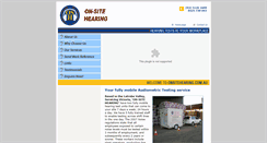 Desktop Screenshot of onsitehearing.com.au